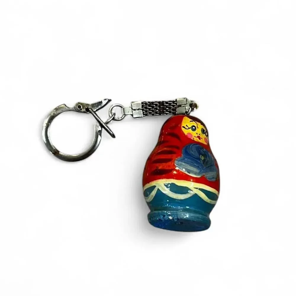 Vintage russian doll matryoshka purse